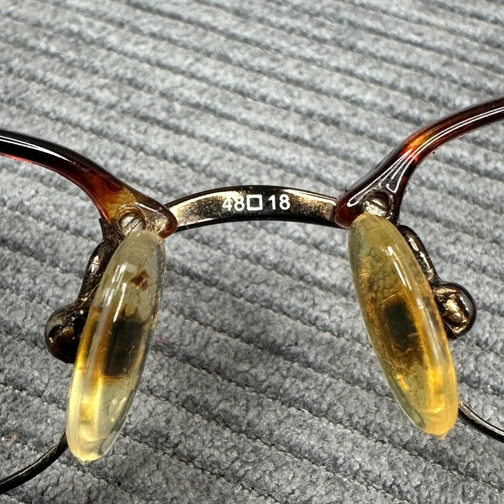 Guess GU 1050 TO Tortoise Shell Oval Y2K Eyeglasses Frame 48-18-140 Brown Unisex